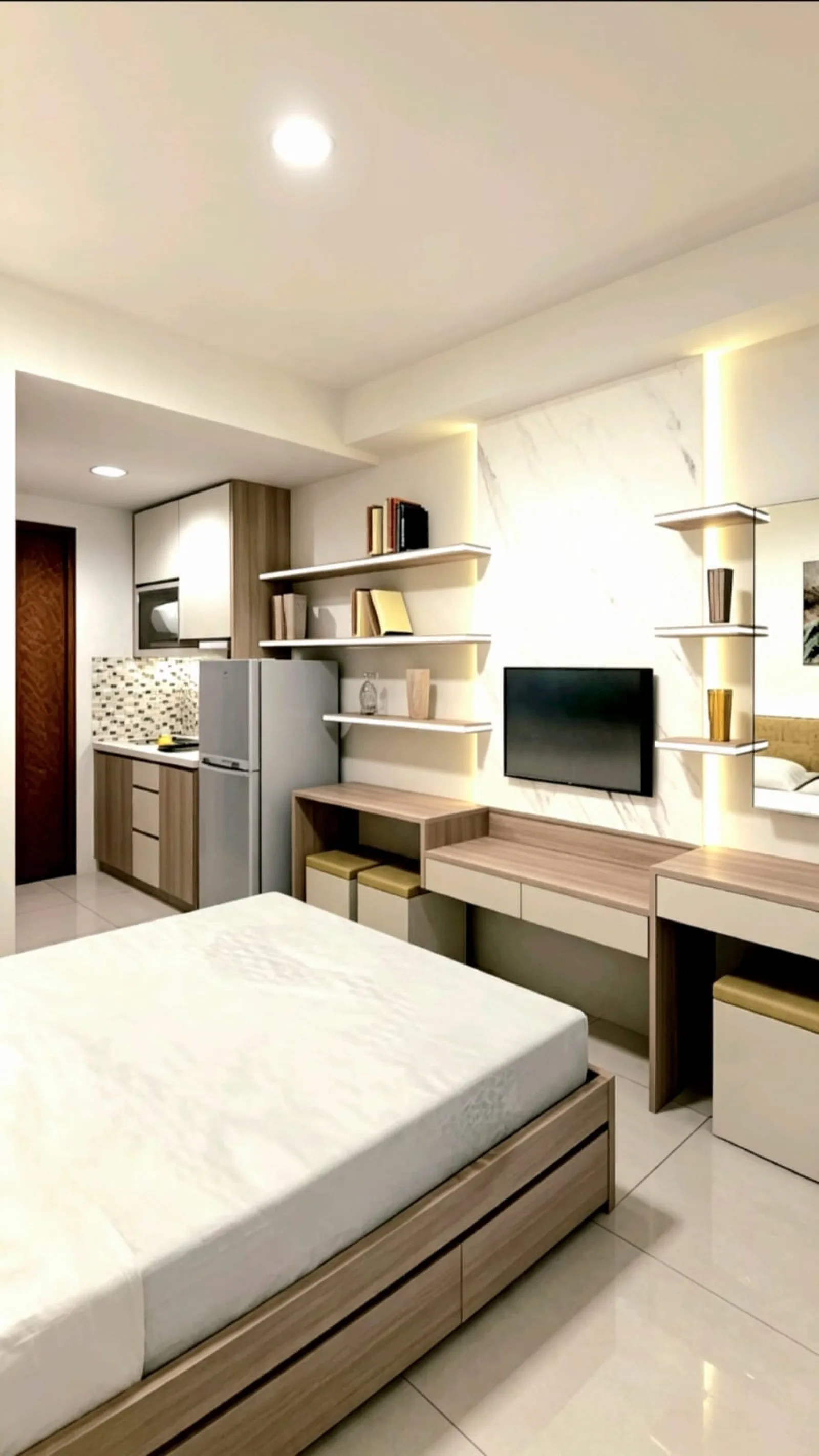Apartemen Dijual di Bintaro Sektor 7 Rp 780 Juta, Lantai 31, 1 Kamar Tidur