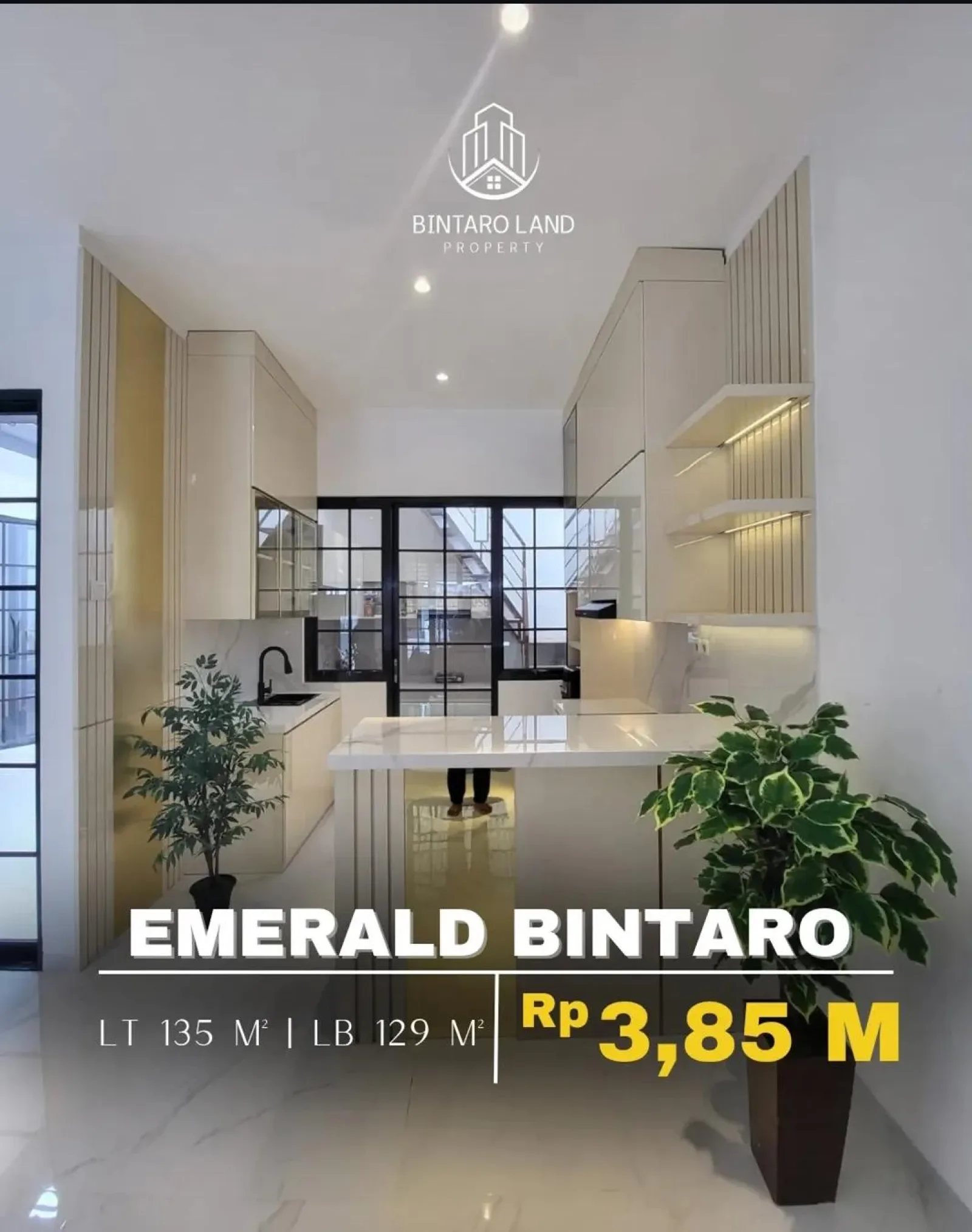 Dijual Rumah Siap Huni di Emerald Residence Bintaro
